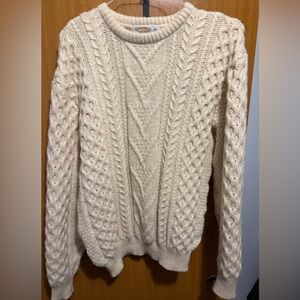 James pringleCozy Cream Cable Knit Sweater